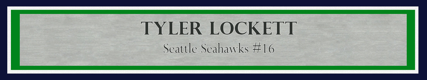 Tyler Lockett Autographed Framed 8x10 Photo Seattle Seahawks Spotlight MCS Holo Stock #210977