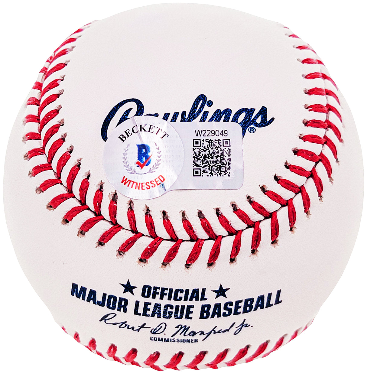 Johan Santana Autographed Official MLB Baseball New York Mets "Nohan 6/1/12" Beckett BAS Witness Stock #210999