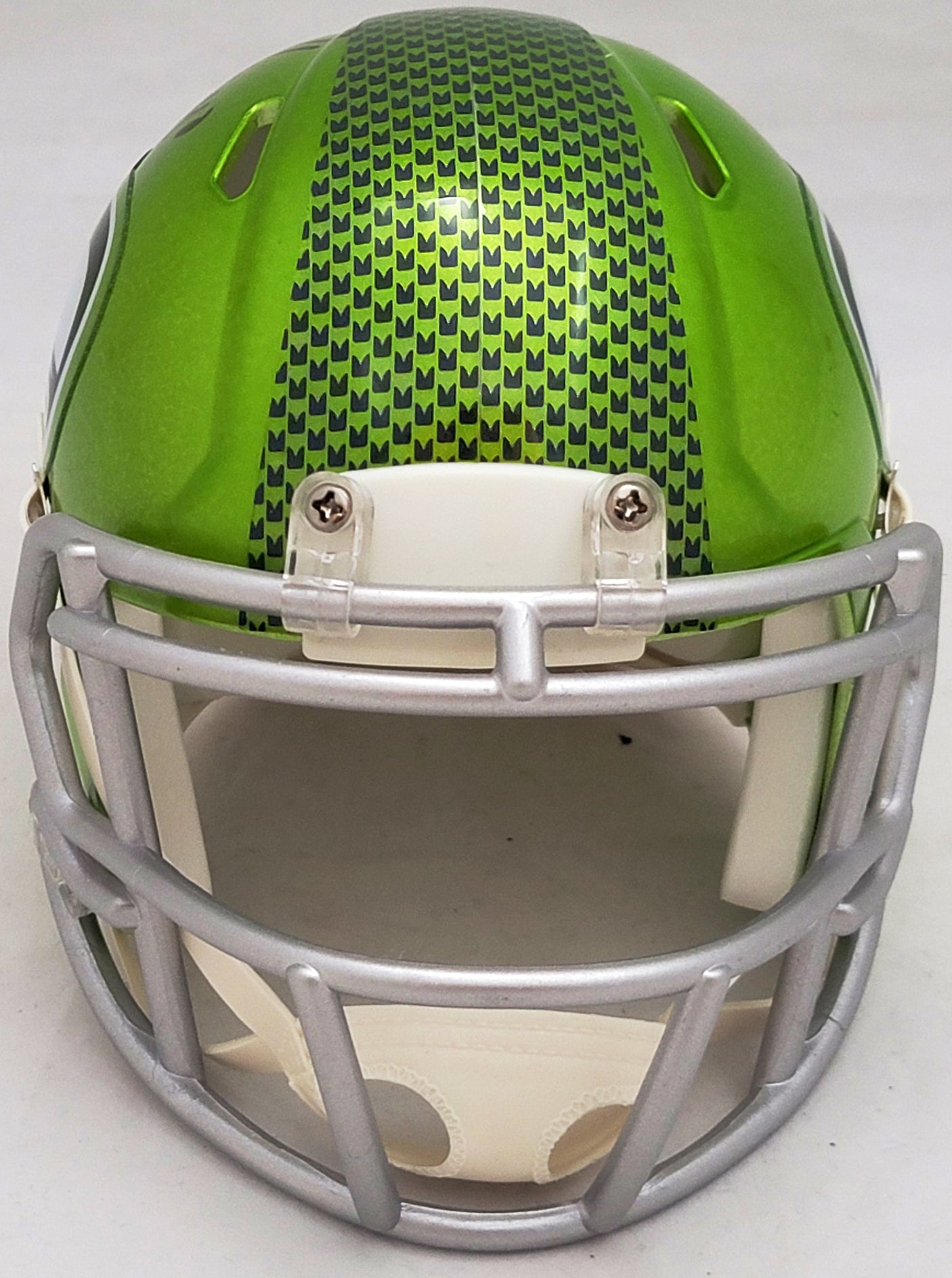 Uchenna Nwosu Autographed Seattle Seahawks Flash Green Speed Mini Helmet MCS Holo Stock #211037