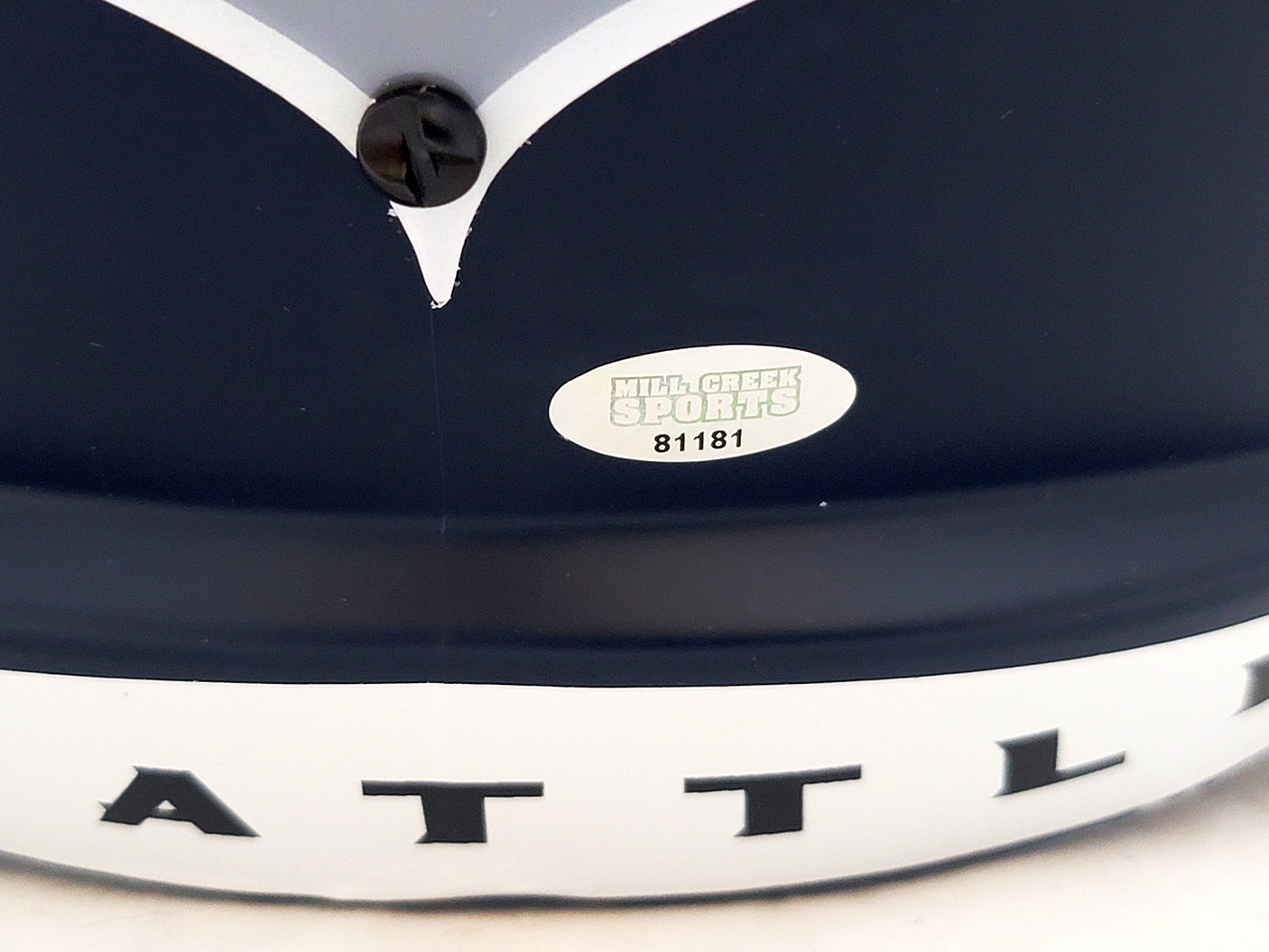 Uchenna Nwosu Autographed Seattle Seahawks Blue Full Size Replica Speed Helmet MCS Holo Stock #211032