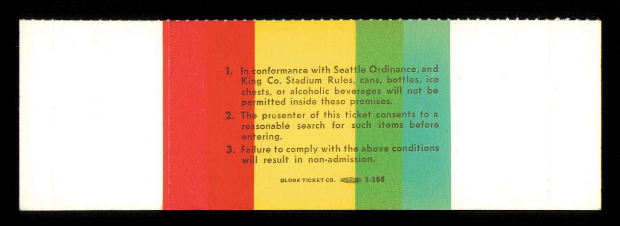 1984 NCAA Basketball Tournament Finals Unsigned Full Ticket Georgetown vs. Houston in Seattle SKU #222589