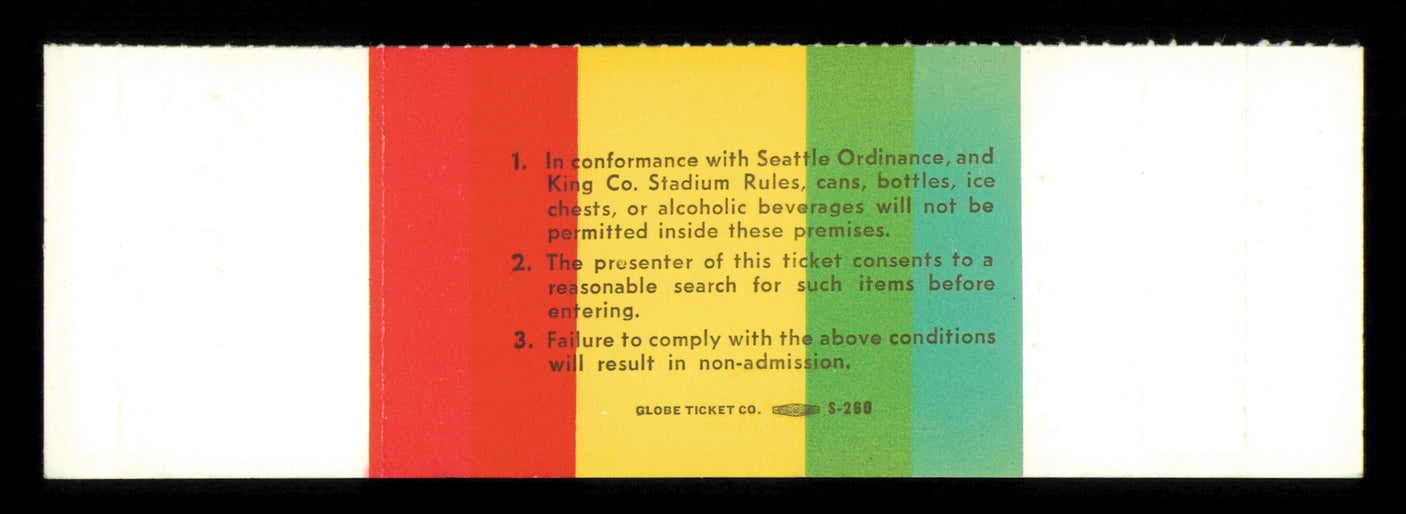 1984 NCAA Basketball Tournament Finals Unsigned Full Ticket Georgetown vs. Houston in Seattle SKU #222589