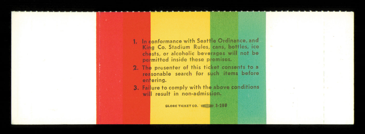 1984 NCAA Basketball Tournament Finals Unsigned Full Ticket Georgetown vs. Houston in Seattle SKU #222591