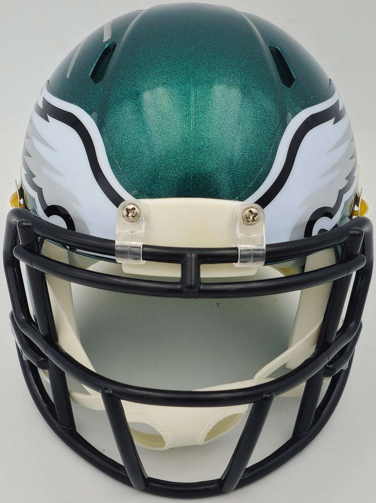 Jalen Carter Autographed Philadelphia Eagles Green Speed Mini Helmet Beckett BAS Witness Stock #238567