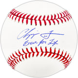 Chipper Jones Autographed Official MLB Baseball Atlanta Braves "Braves For Life" Beckett BAS QR Stock #224729