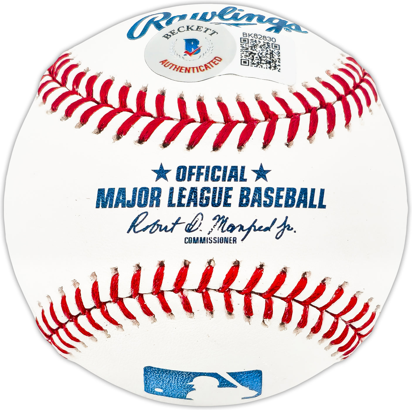 Chipper Jones Autographed Official MLB Baseball Atlanta Braves "Braves For Life" Beckett BAS QR Stock #224729