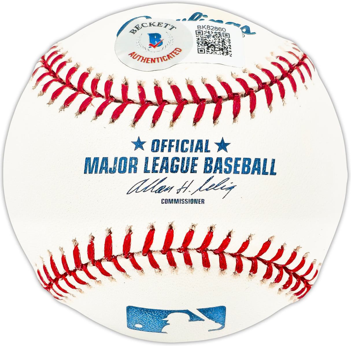 Chipper Jones Autographed Official MLB Baseball Atlanta Braves Full Name Signature "HOF 18" Beckett BAS QR Stock #224730