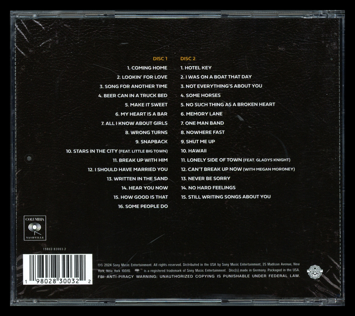 Old Dominion Autographed "Odies But Goodies" CD Cover Signed By All 5 Band Members Beckett BAS #AE08280