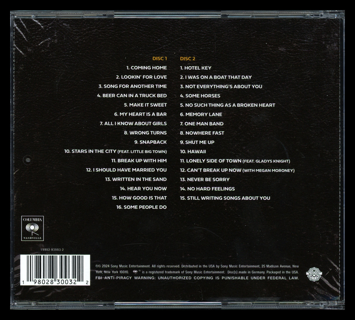 Old Dominion Autographed "Odies But Goodies" CD Cover Signed By All 5 Band Members Beckett BAS #AE08281