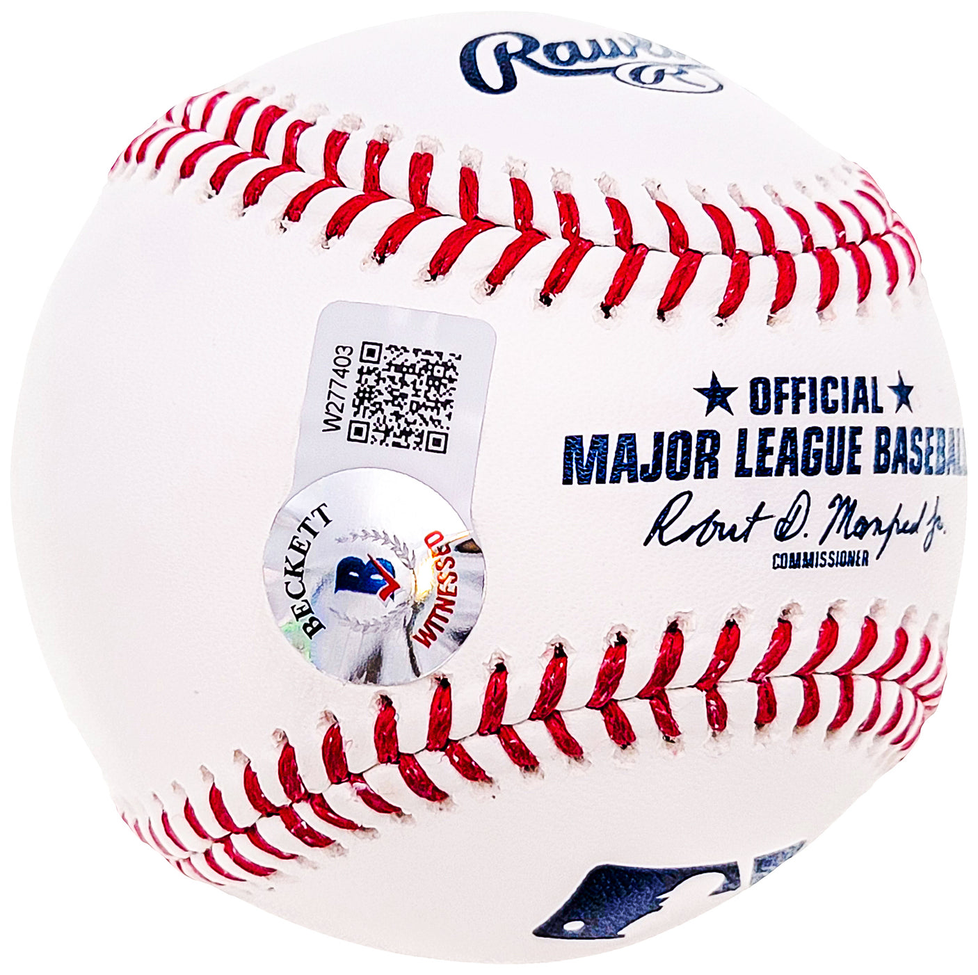 Pedro Martinez Autographed Official MLB Baseball Boston Red Sox "Whos Your Daddy" Beckett BAS Witness Stock #211746