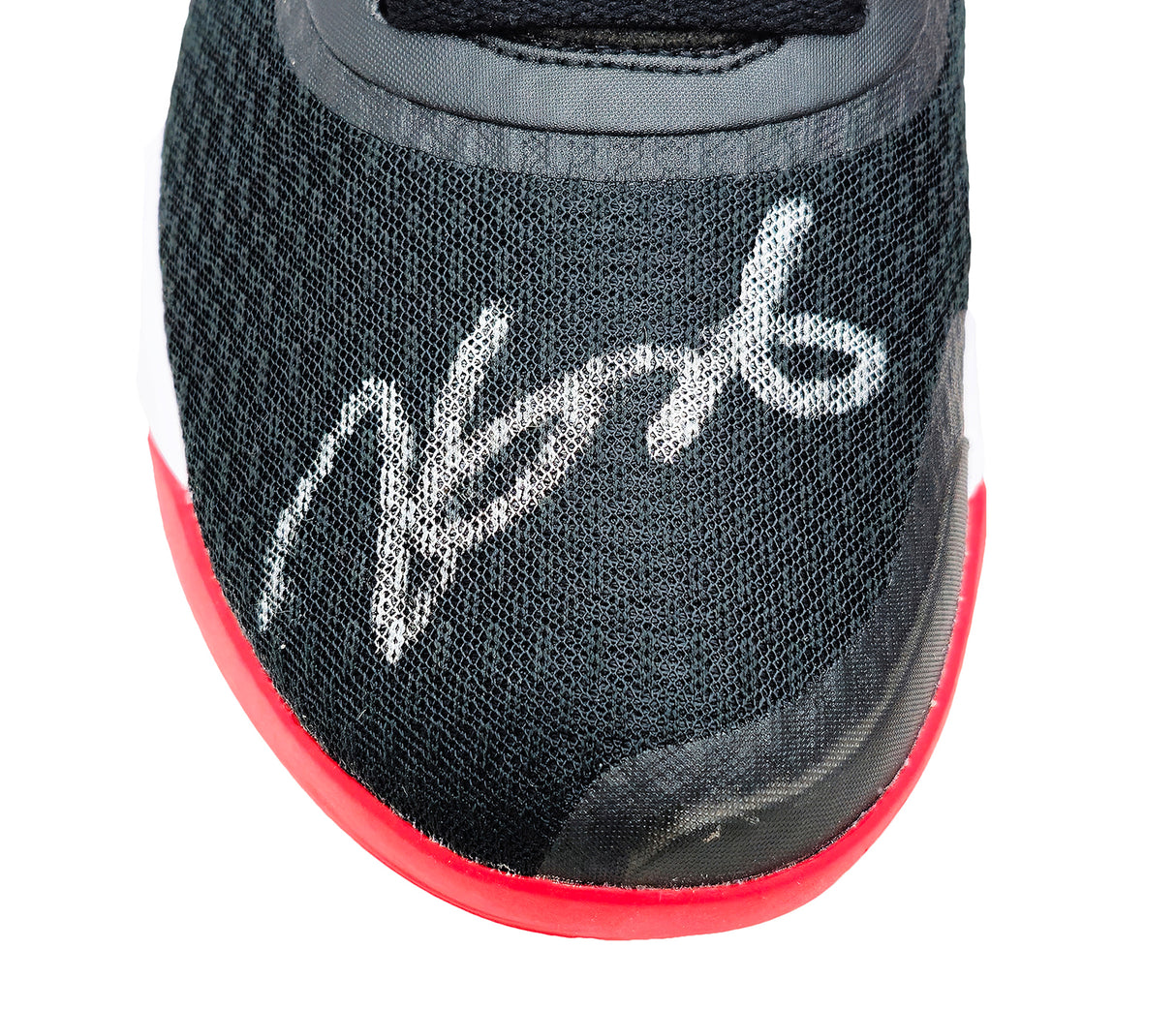 Kevin Durant Autographed Black & Red Nike KD Trey IX Shoes Size 14 With Box Beckett BAS QR Stock #212196