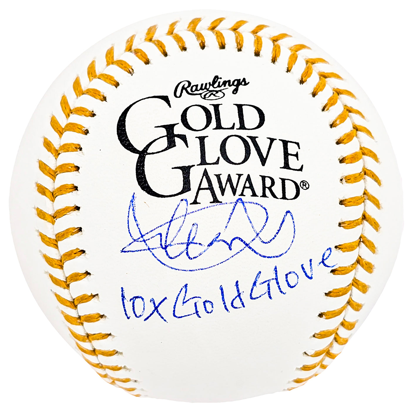 Ichiro Suzuki Autographed Official Gold Glove Baseball Seattle Mariners "10x Gold Glove" IS Holo Stock #212158