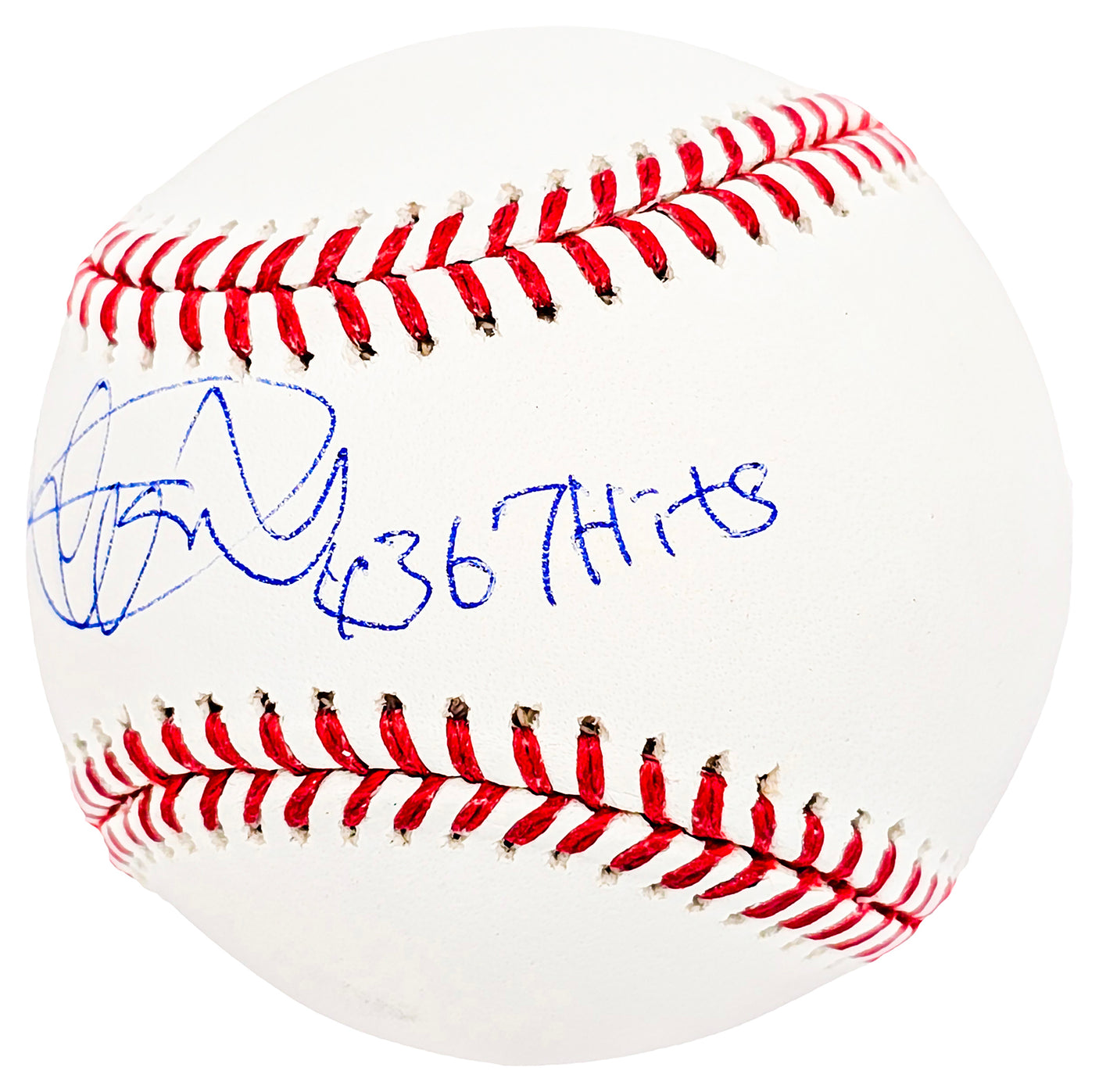Ichiro Suzuki Autographed Official MLB Baseball Seattle Mariners "4367 Hits" IS Holo Stock #212162
