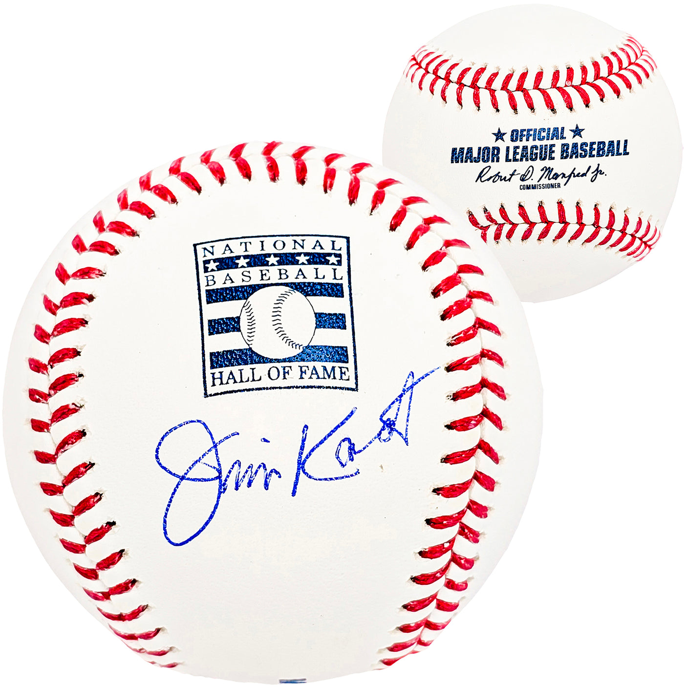 Jim Kaat Autographed Official Hall Of Fame HOF Logo Baseball Twins Cardinals Beckett BAS Witness Stock #212254