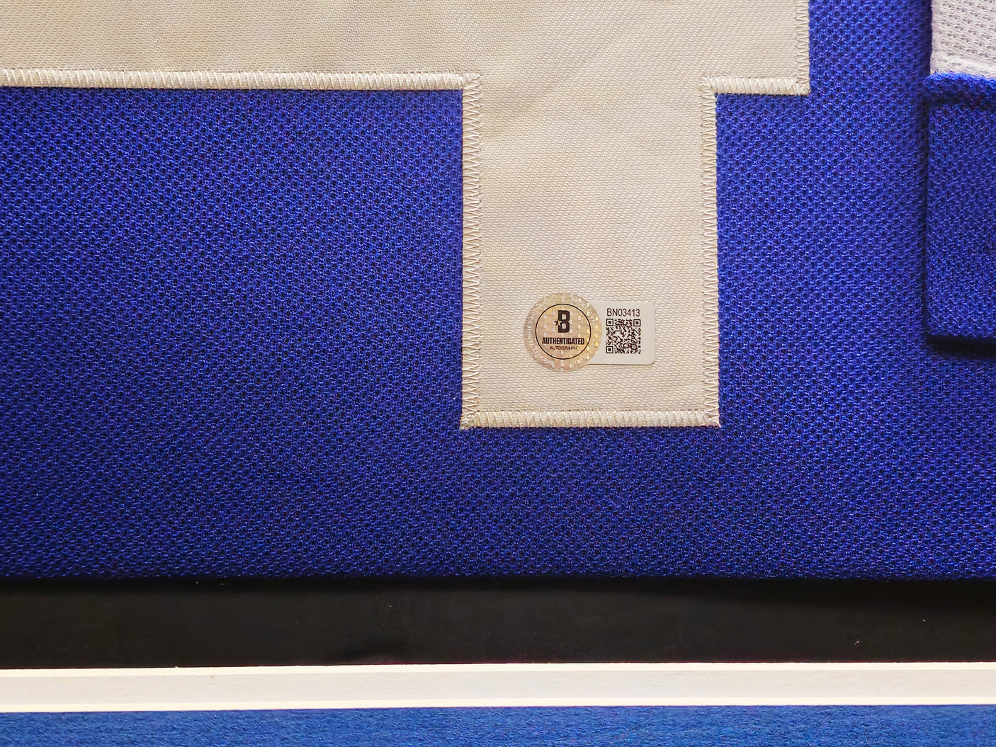 Toronto Maple Leafs Auston Matthews Autographed Framed Blue Adidas Authentic Jersey Beckett BAS QR #BN03413