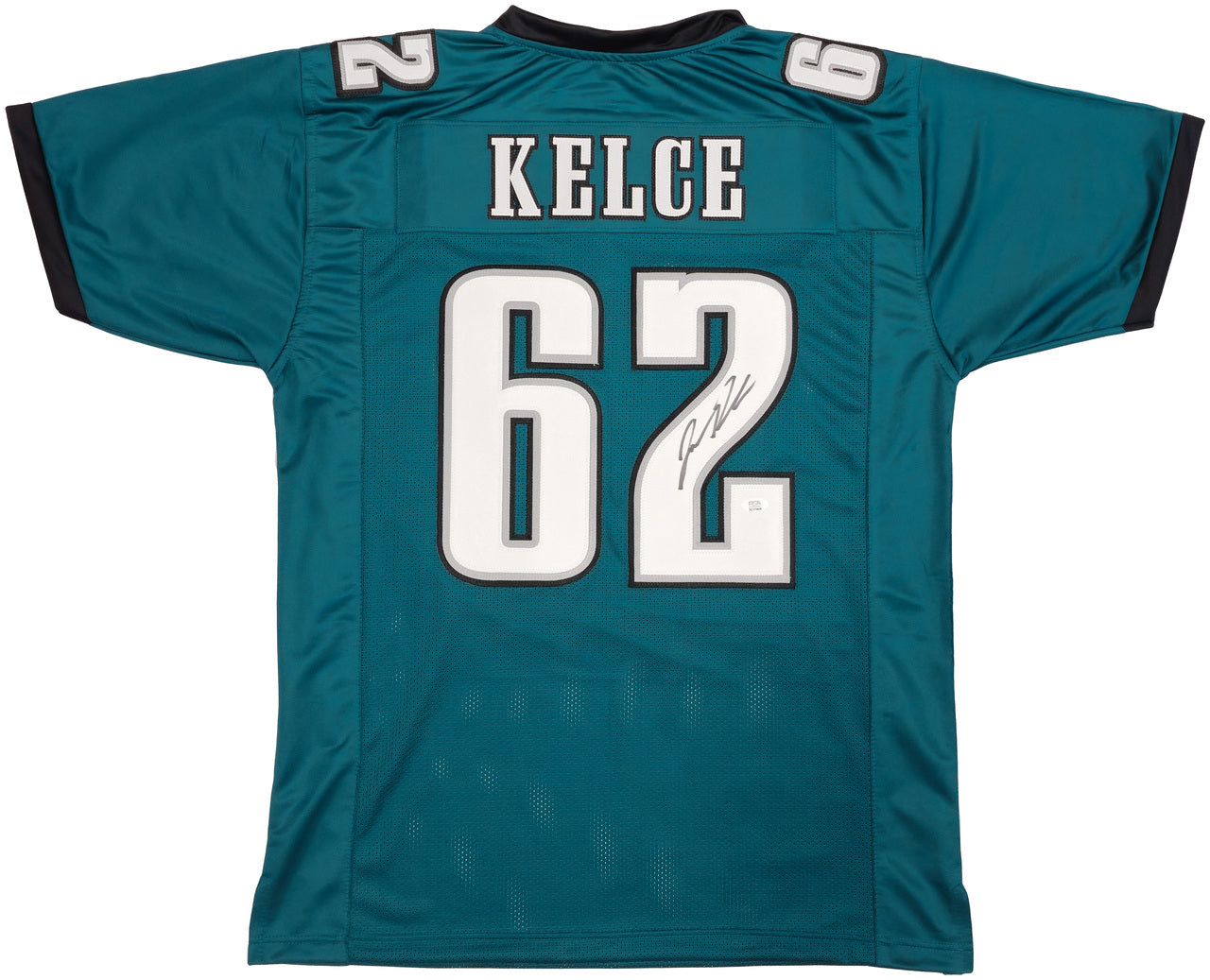 Philadelphia Eagles Jason Kelce Autographed Green Jersey PSA/DNA Stock #238788