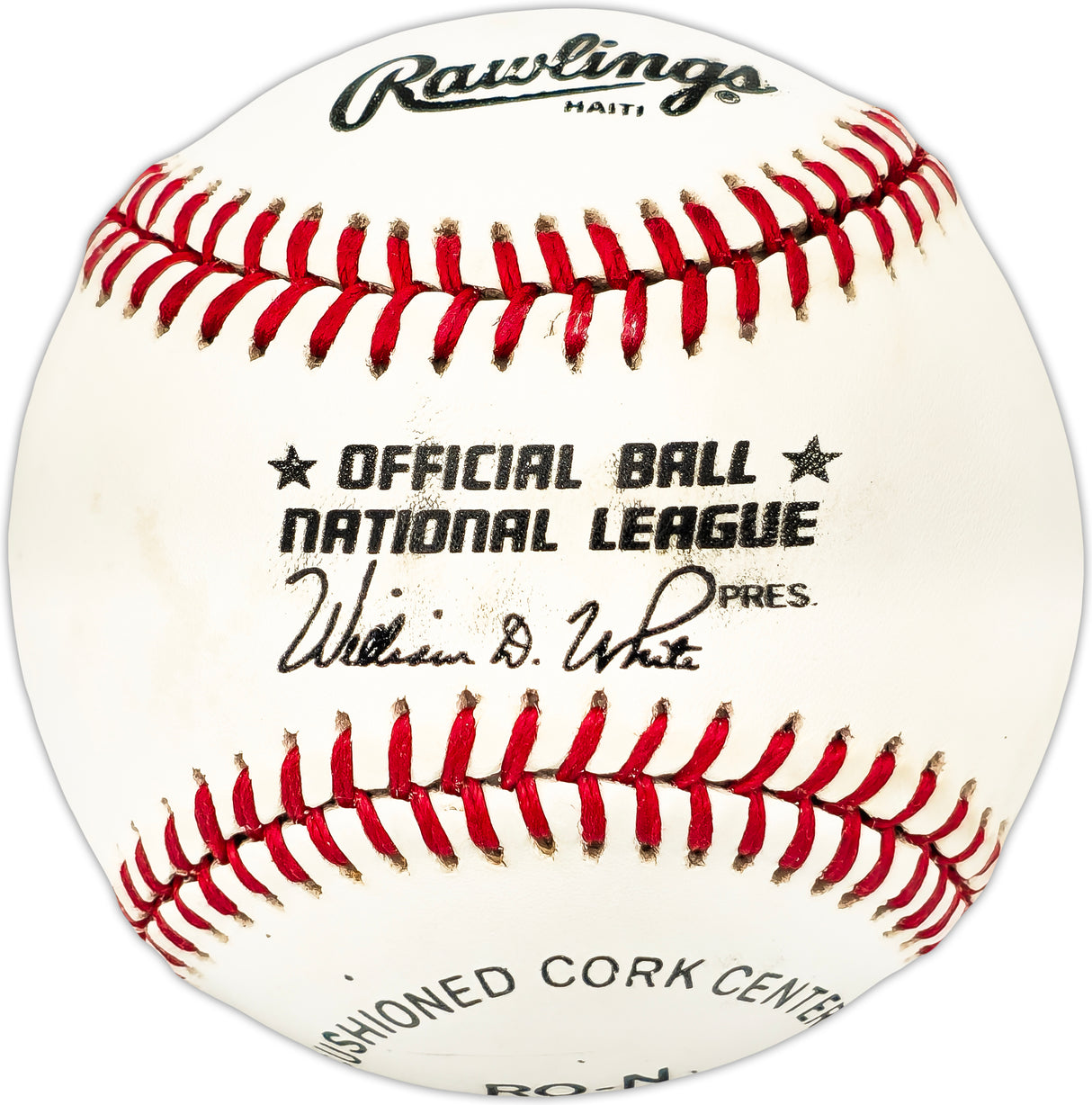 Vicente Amor Autographed Official NL Baseball Cincinnati Reds Beckett BAS QR #BL93576