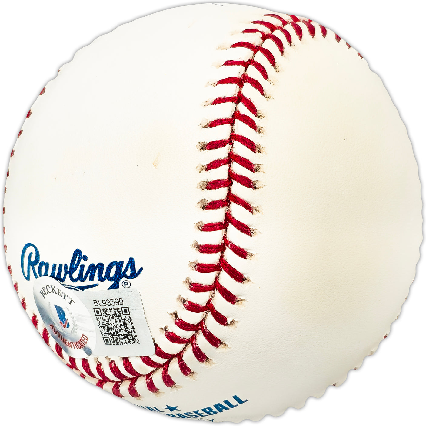 Jacke Davis Autographed Official MLB Baseball Philadelphia Phillies Beckett BAS QR #BL93599