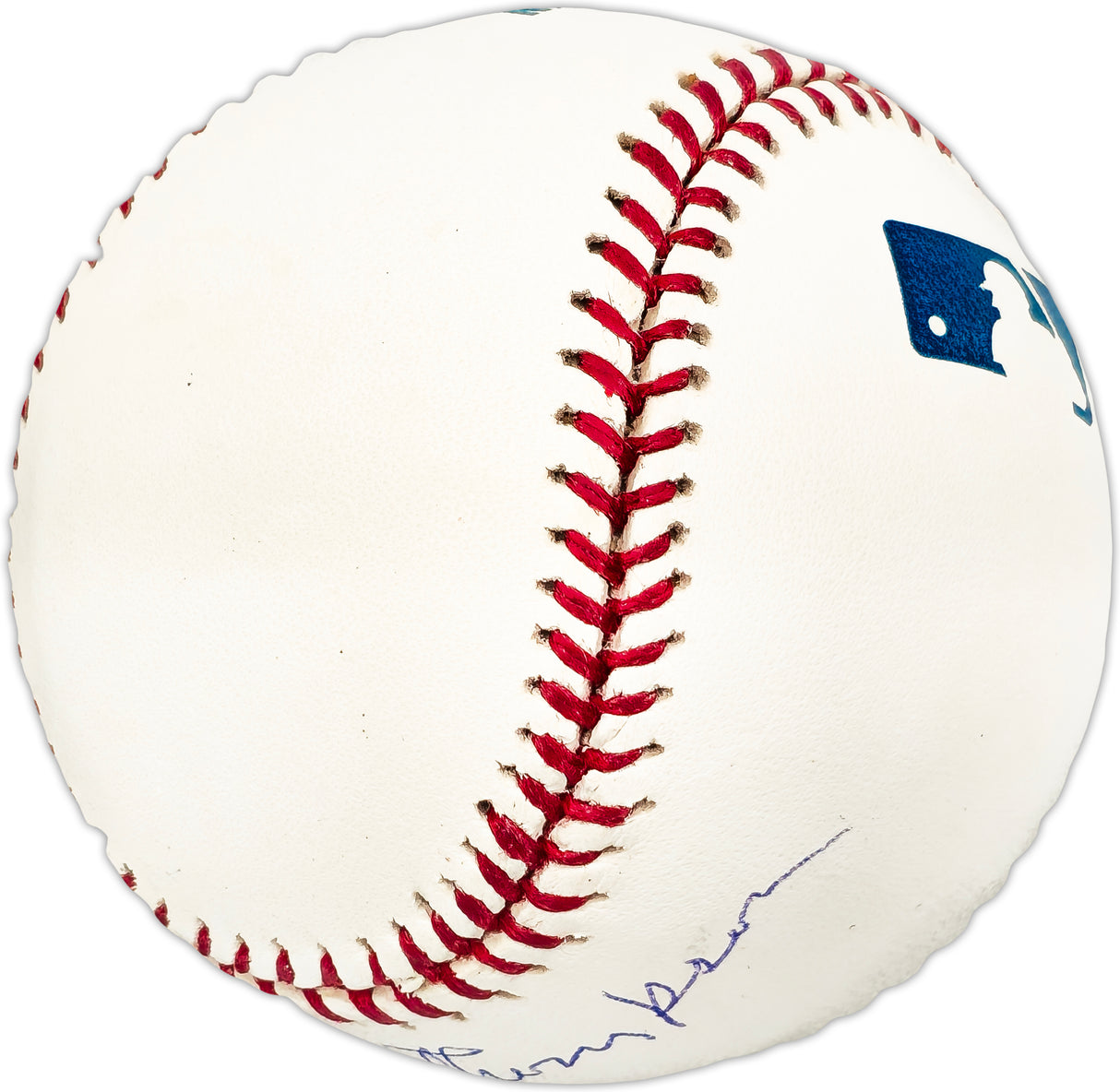 Gene Thompson Autographed Official MLB Baseball Cincinnati Reds Beckett BAS QR #BL93626