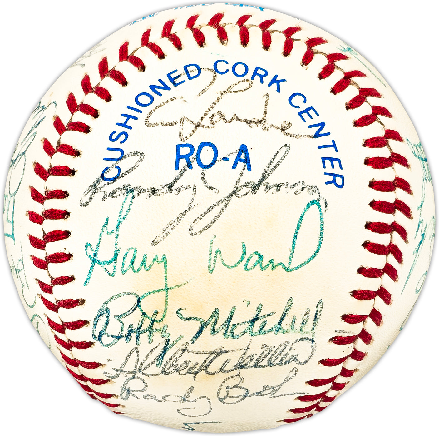 1982 Minnesota Twins Team Autographed Official AL Baseball With 24 Signatures SKU #225422