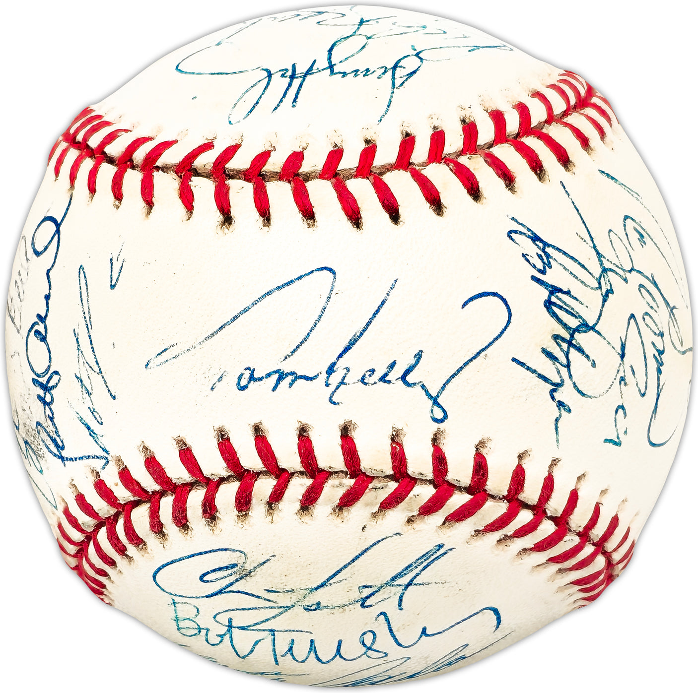 1997 Minnesota Twins Team Autographed Official AL Baseball With 31 Signatures Including Paul Monitor SKU #225424