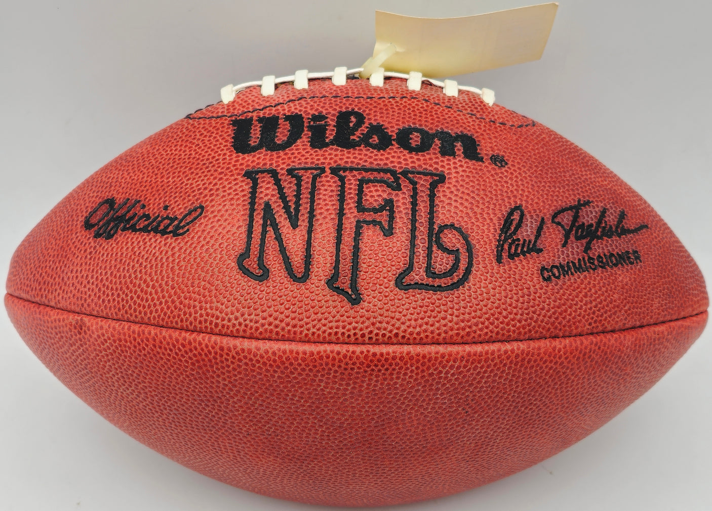 Johnny Unitas Autographed Official NFL Leather Football Baltimore Colts Beckett BAS #A75841
