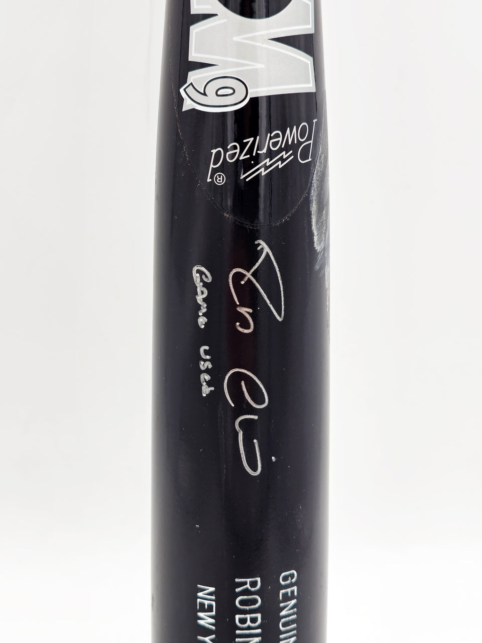 Robinson Cano Autographed Game Used Black Louisville Slugger TPX M9 Baseball Bat New York Yankees "Game Used" PSA/DNA #6A93974