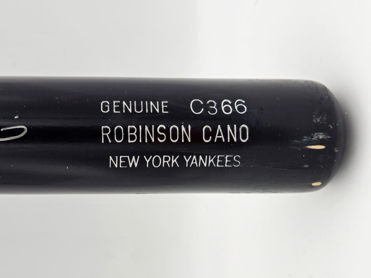 Robinson Cano Autographed Game Used Black Louisville Slugger TPX M9 Baseball Bat New York Yankees "Game Used" PSA/DNA #6A93974