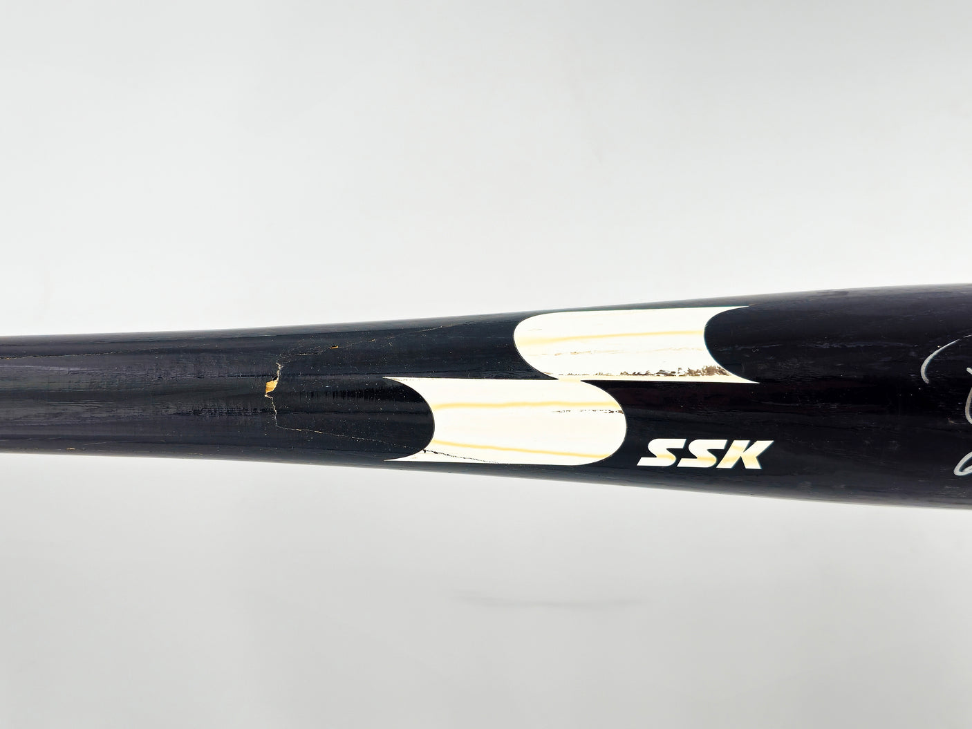 Robinson Cano Autographed Game Used Black SSK Baseball Bat New York Yankees "Game Used" PSA/DNA #7A96453
