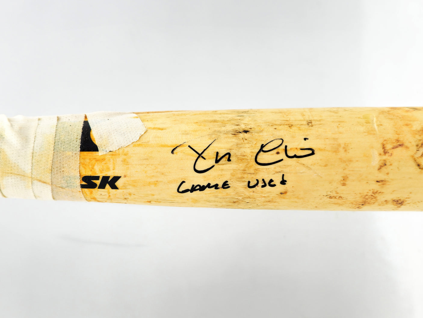 Robinson Cano Autographed Game Used Blonde SSK Baseball Bat New York Yankees "Game Used" (Taped) PSA/DNA #6A93975