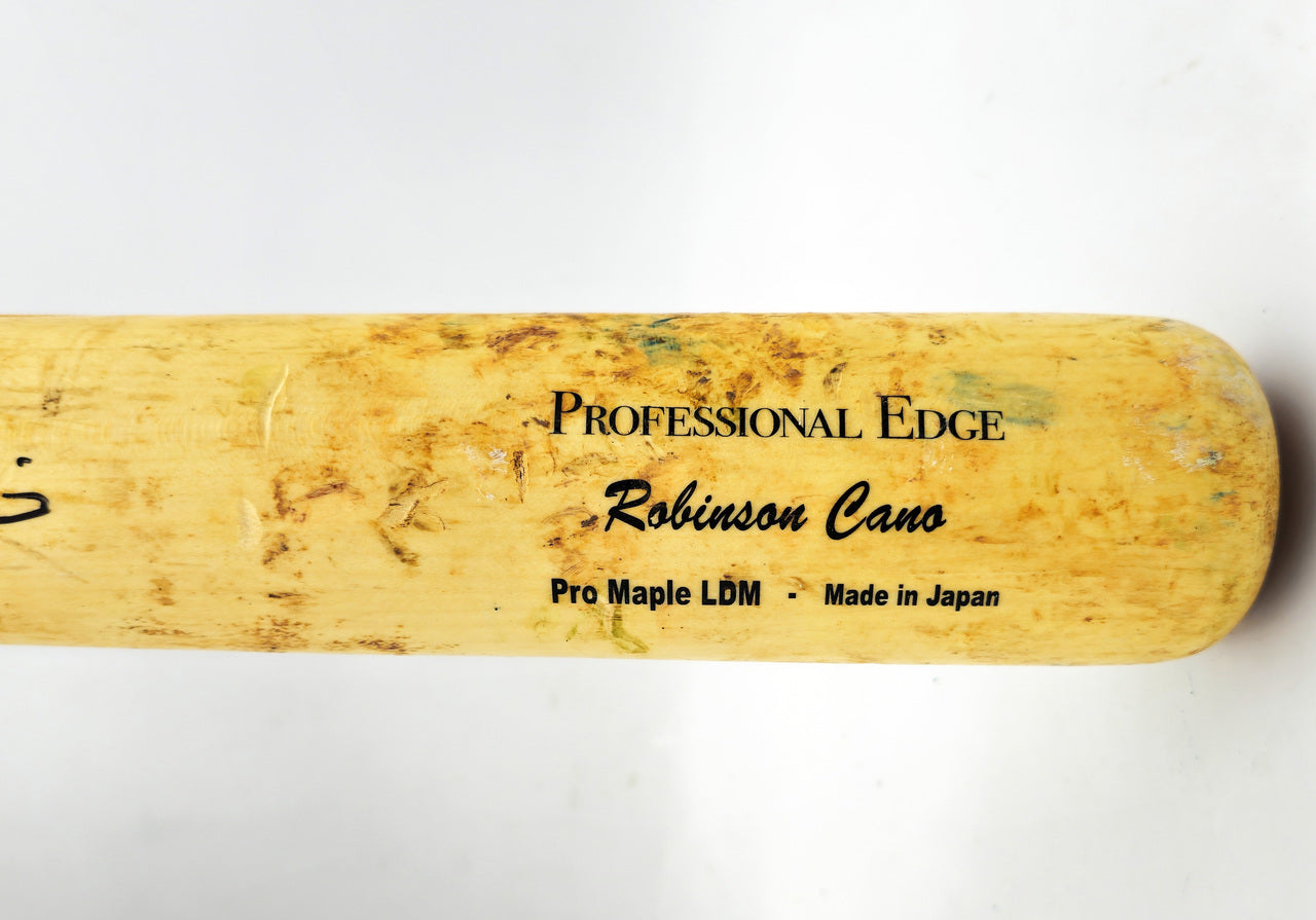Robinson Cano Autographed Game Used Blonde SSK Baseball Bat New York Yankees "Game Used" (Taped) PSA/DNA #6A93975
