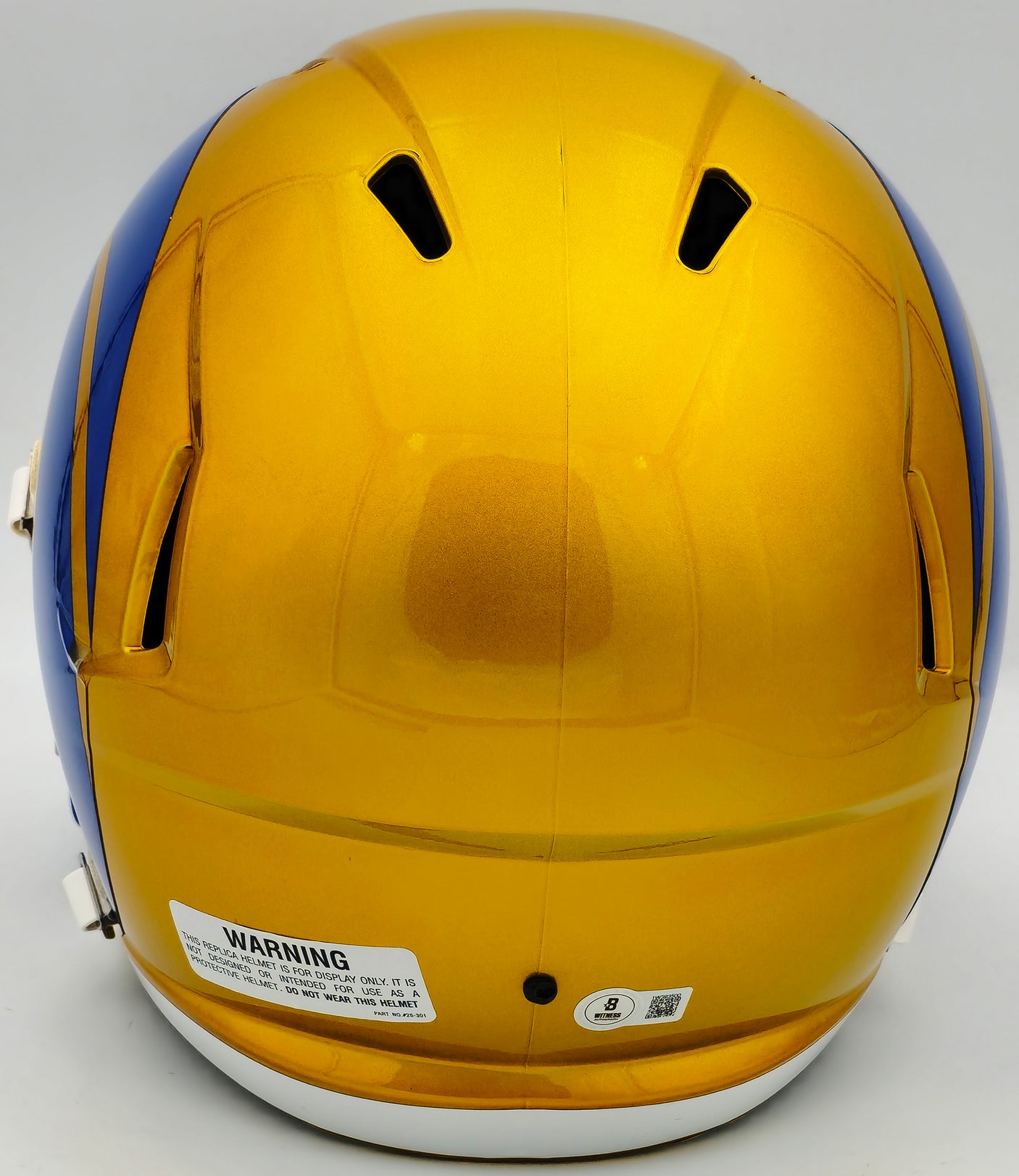 Aaron Donald Autographed Los Angeles Rams Flash Yellow Full Size Speed Replica Helmet Beckett BAS Witness Stock #224829