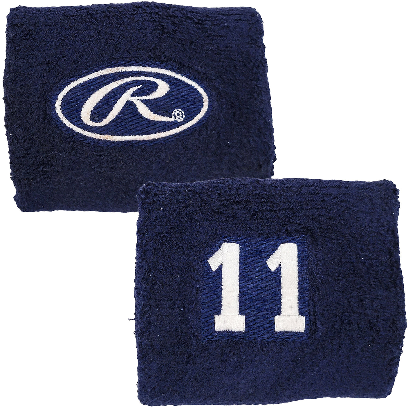 Edgar Martinez Unsigned Game Used Rawlings Navy Blue Wristband Seattle Mariners With Signed Certificate Stock #211910