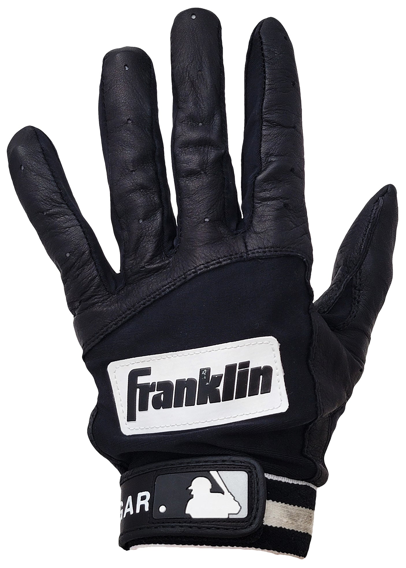 Edgar Martinez Autographed Franklin Game Used Black Batting Gloves Seattle Mariners With Signed Certificate Stock #211908