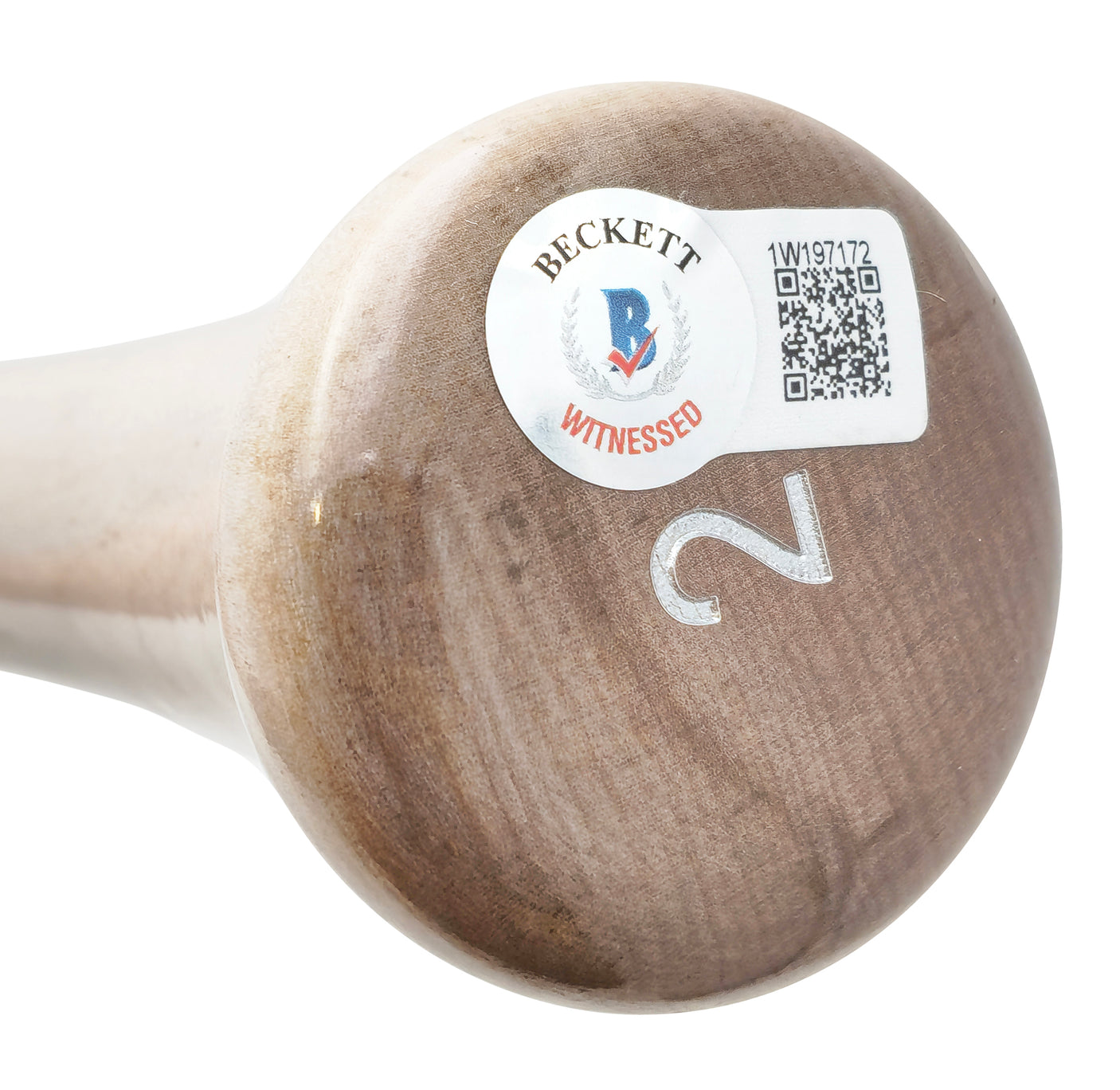 Marcus Semien Autographed Navy & Grey Marucci Player Model Baseball Bat Texas Rangers "23 WS Champs" Beckett BAS Witness Stock #224401