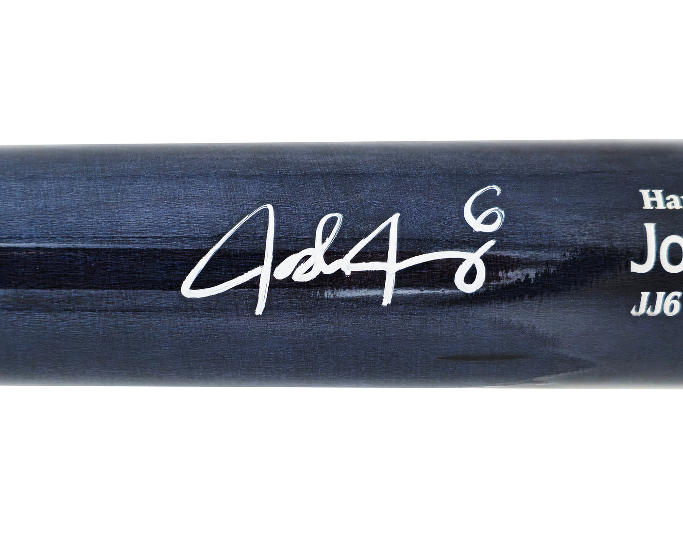 Josh Jung Autographed Navy & Grey Marucci Player Model Baseball Bat Texas Rangers Beckett BAS Witness Stock #224410