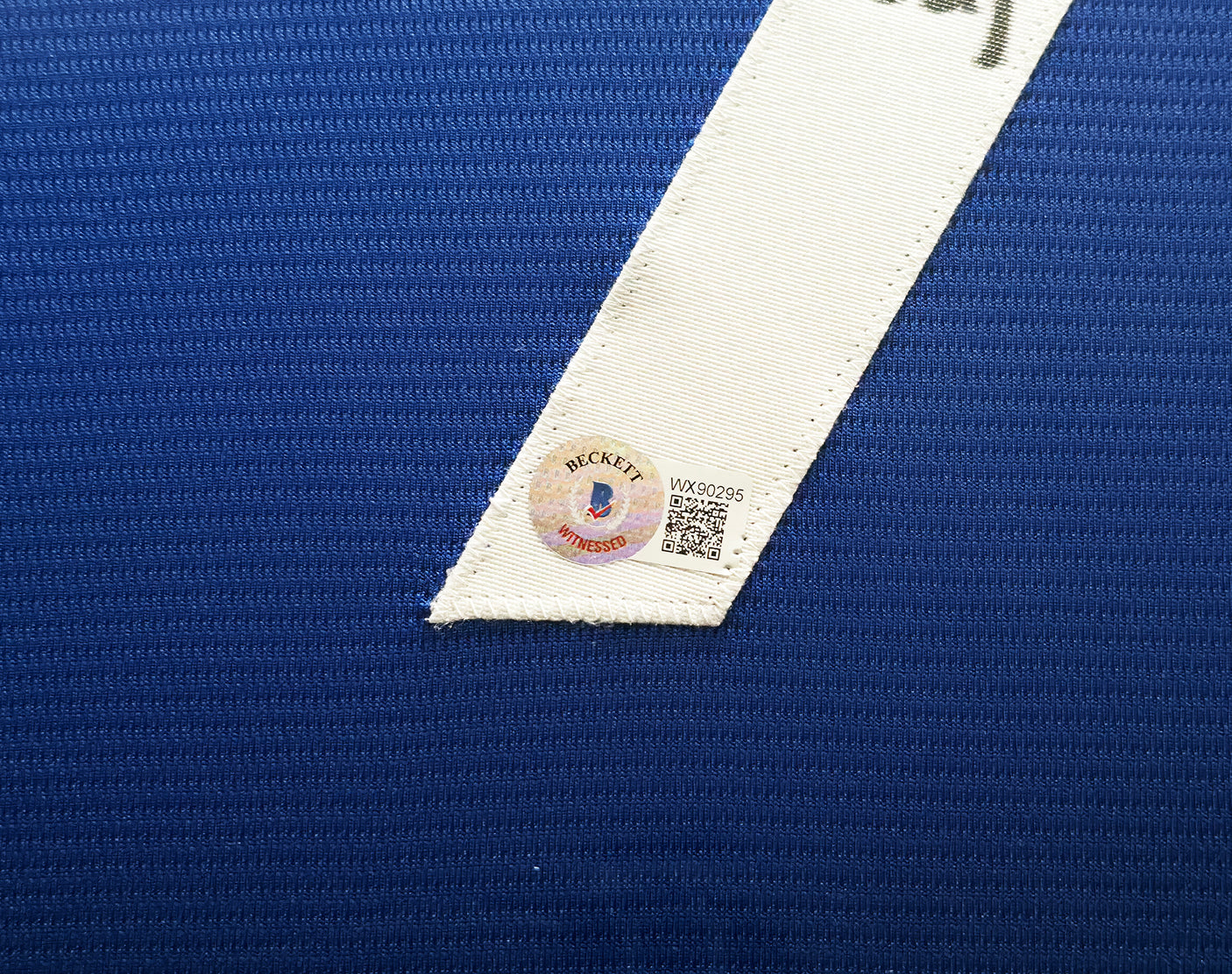 Kansas City Royals Bobby Witt Jr. Autographed Framed Blue Nike Jersey Beckett BAS Witness Stock #239067