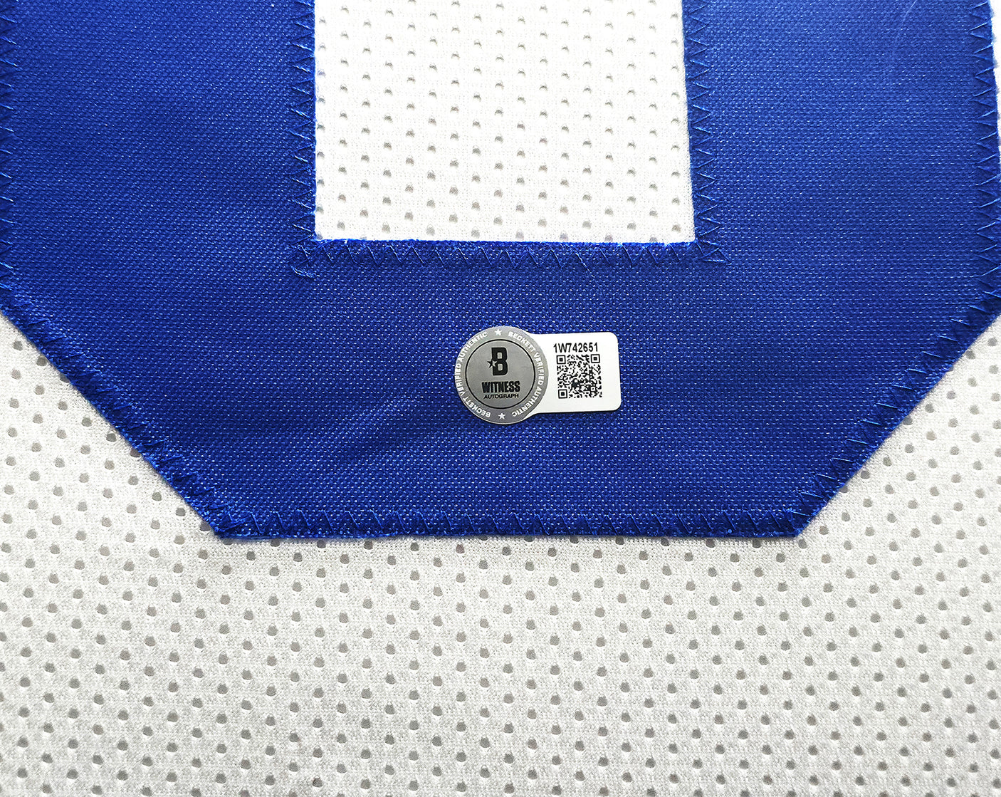 Dallas Cowboys Dez Bryant Autographed Framed White Jersey Beckett BAS Witness Stock #239061