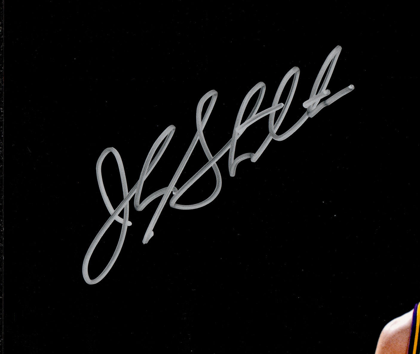 John Stockton & Karl Malone Autographed 16x20 Photo Utah Jazz (Smudged) Beckett BAS Witness #1W329136