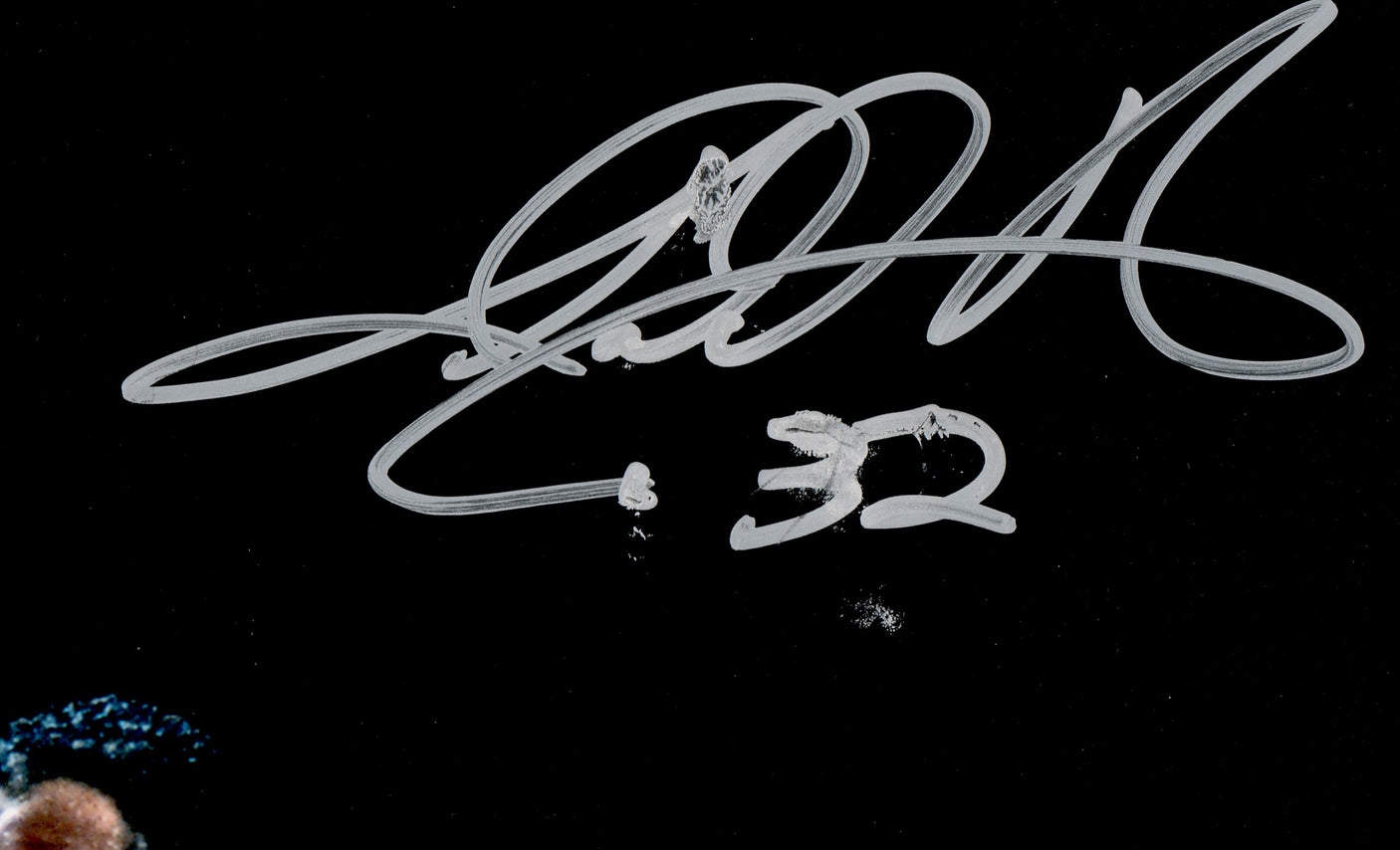 John Stockton & Karl Malone Autographed 16x20 Photo Utah Jazz (Smudged) Beckett BAS Witness #1W329136