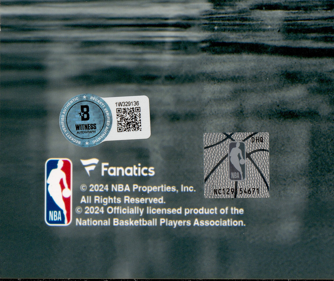 John Stockton & Karl Malone Autographed 16x20 Photo Utah Jazz (Smudged) Beckett BAS Witness #1W329136