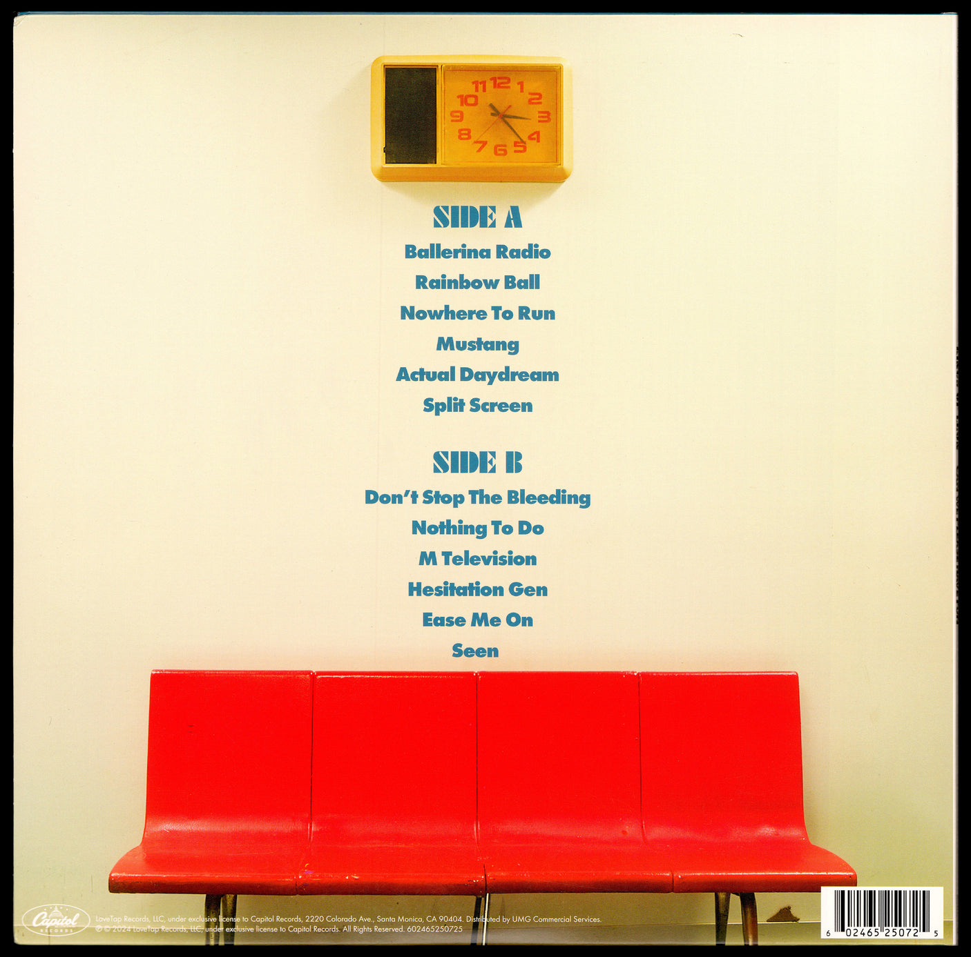 Kings of Leon Autographed 12x24 Poster Insert "All My Wildest Fantasies Are Here" Signed By All 4 Followill Band Members (With Vinyl & Record) Beckett BAS #AE08294