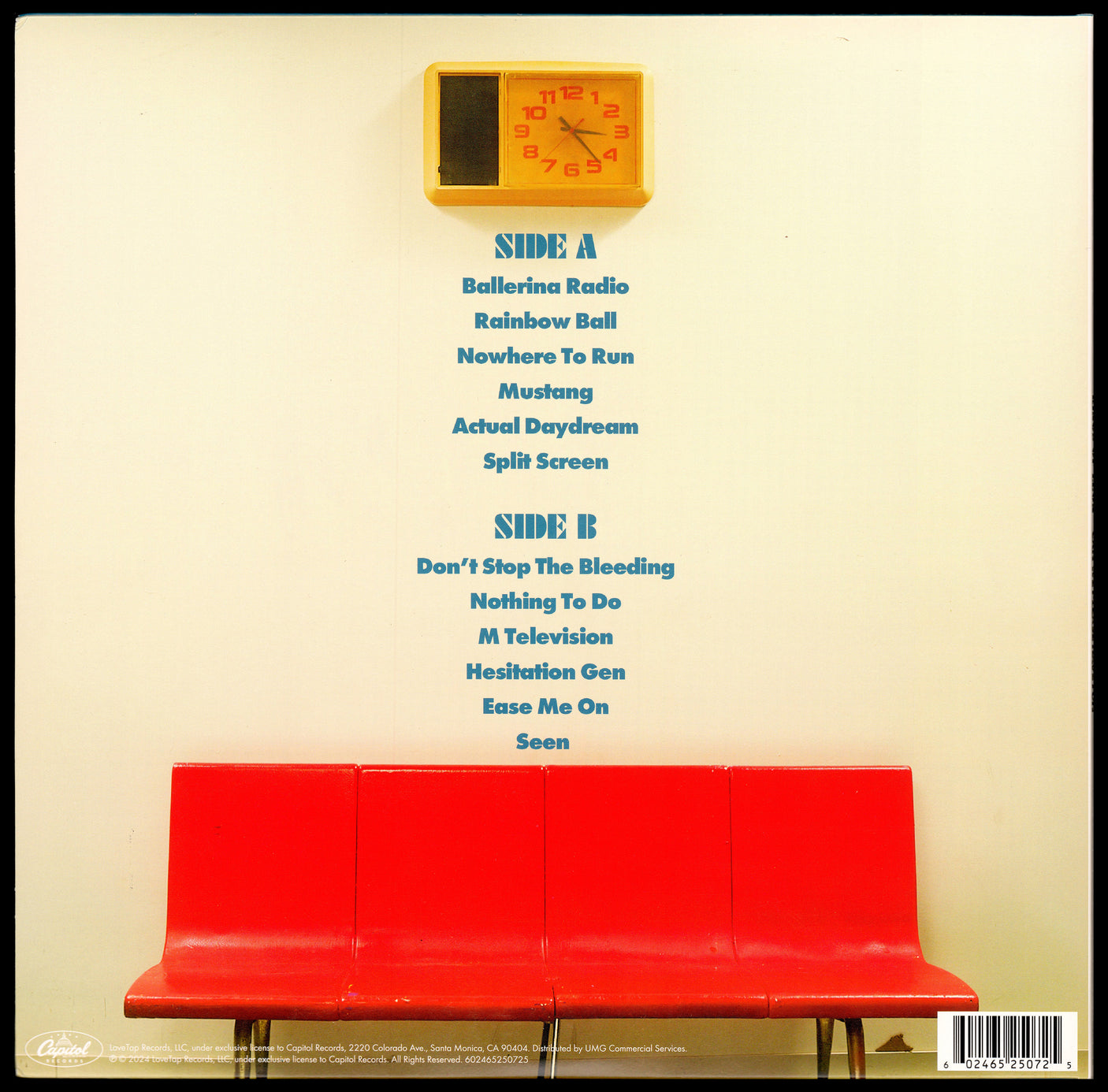 Kings of Leon Autographed 12x24 Poster Insert "All My Wildest Fantasies Are Here" Signed By All 4 Followill Band Members (With Vinyl & Record) Beckett BAS #AE08295