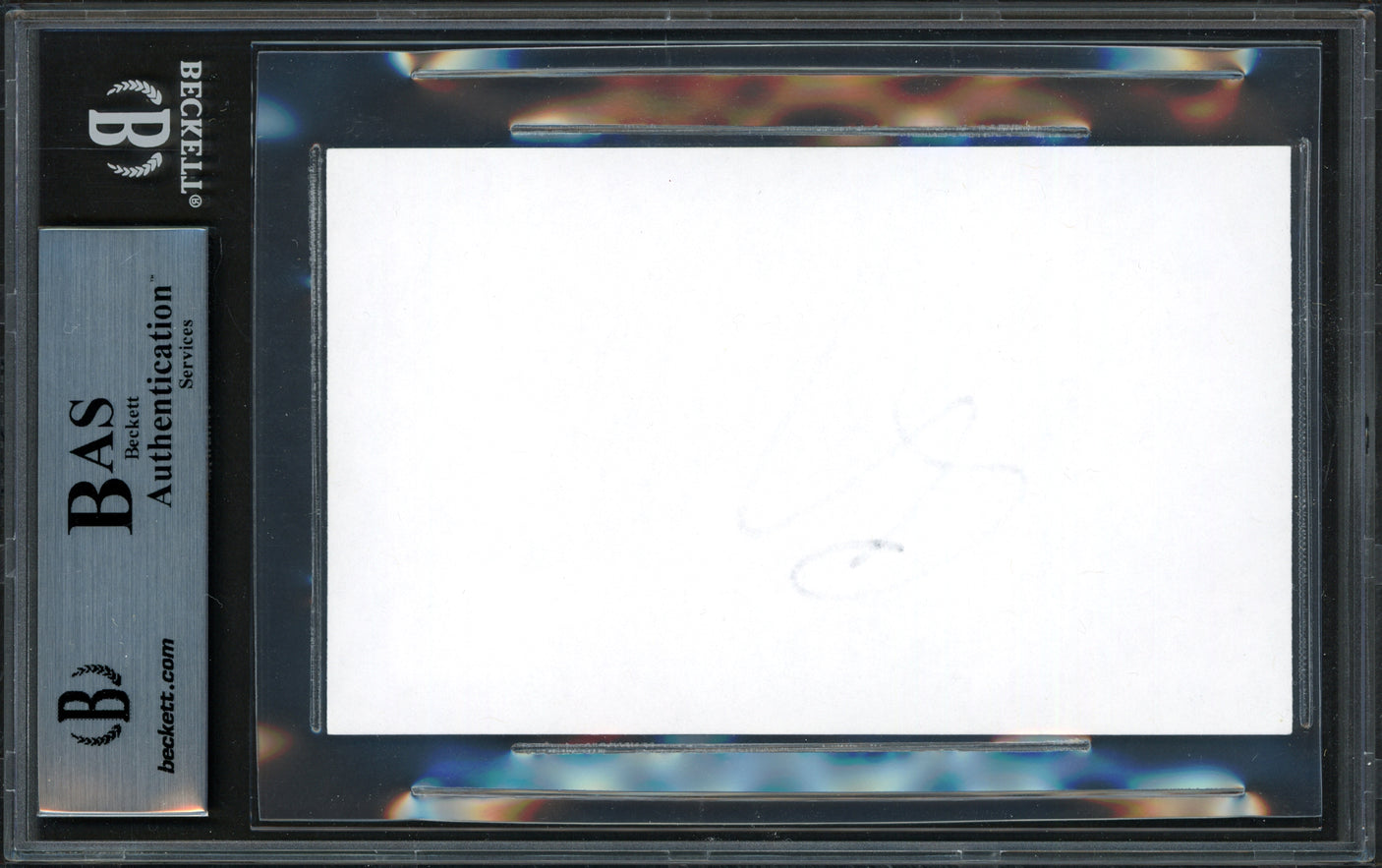 Rafael Nadal Autographed 3x5 Index Card Fanatics Holo & Beckett BAS #15867661