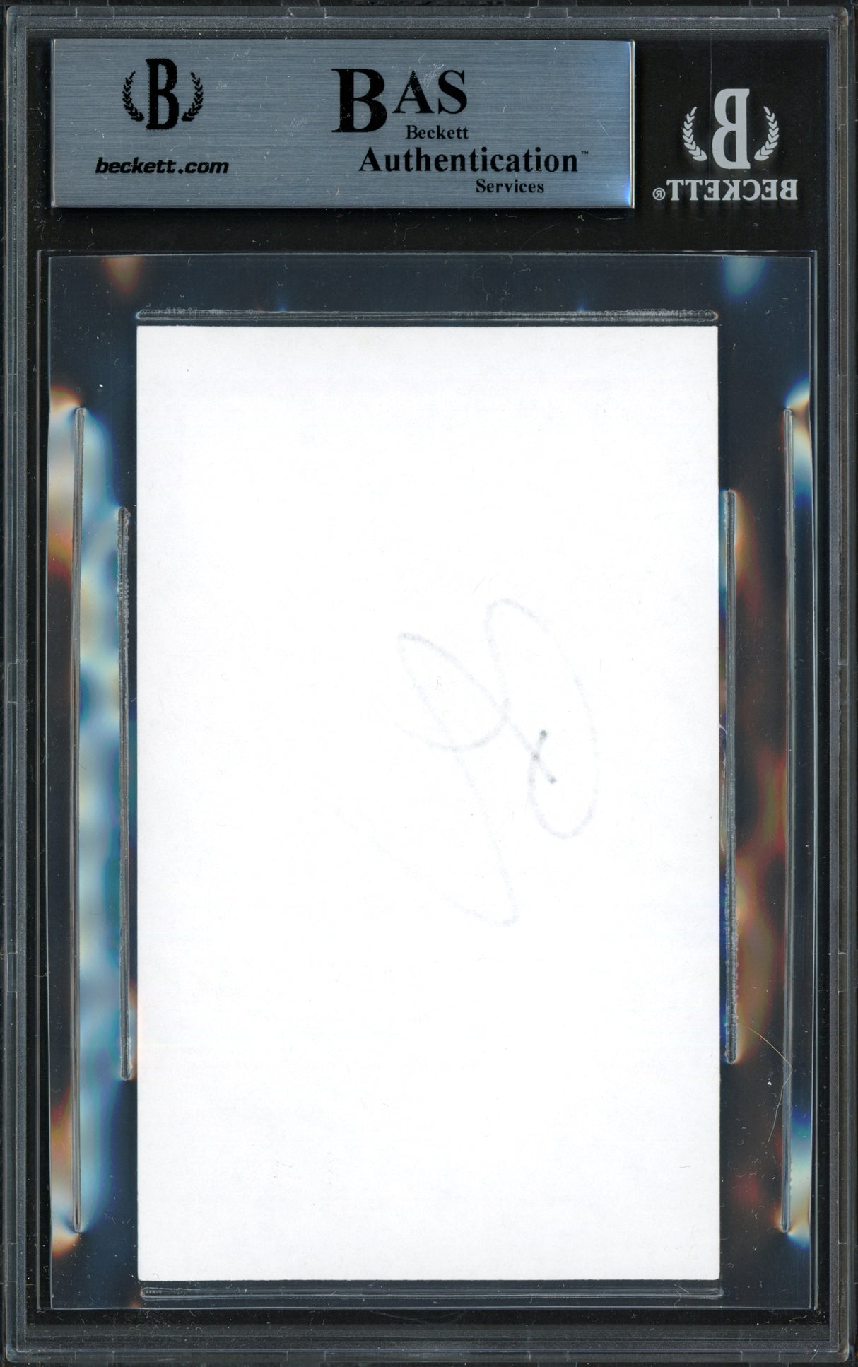 Rafael Nadal Autographed 3x5 Index Card Fanatics Holo & Beckett BAS #15867659