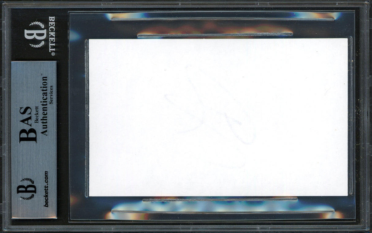Rafael Nadal Autographed 3x5 Index Card Fanatics Holo & Beckett BAS #15867665