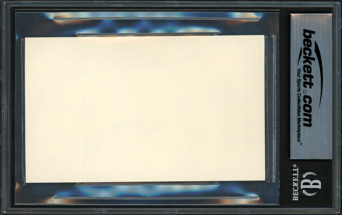 Bo Schembechler Autographed 3x5 Index Card Michigan Wolverines Beckett BAS #17607396