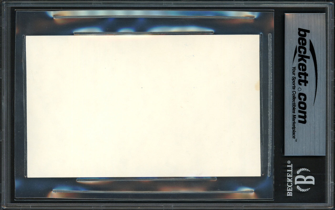 Tom Seaver Autographed 3x5 Index Card New York Mets Beckett BAS #17607399