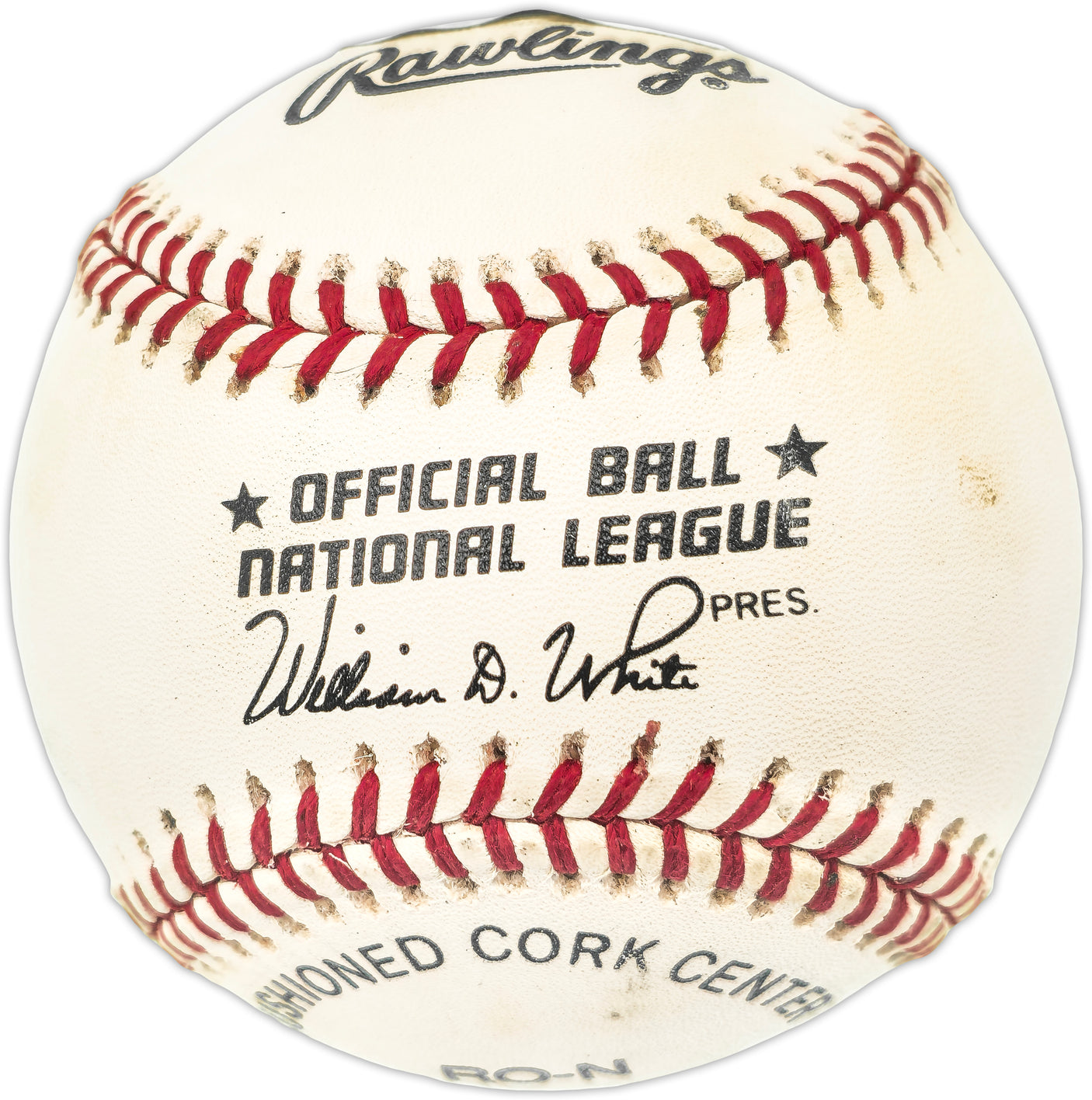 Willie Mays Autographed Official NL Stat Logo Baseball San Francisco Giants Beckett BAS #AE31067