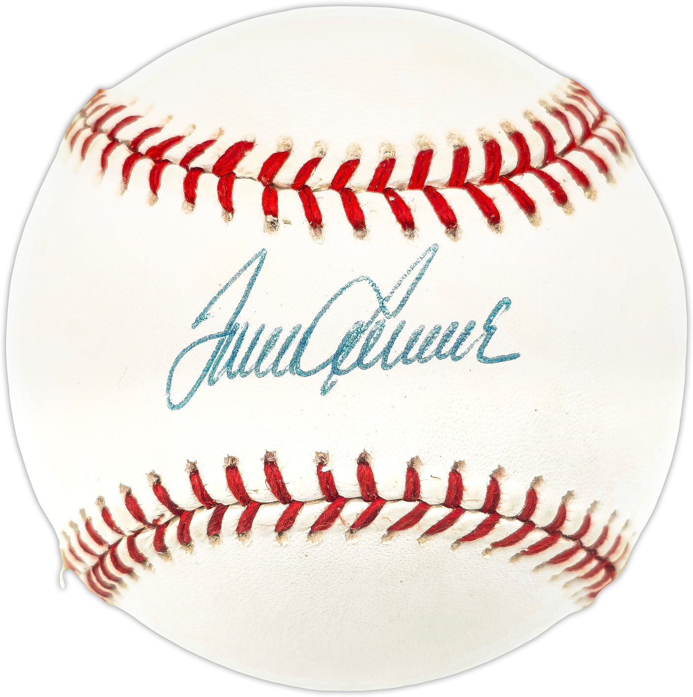 Tom Seaver Autographed Official NL Baseball New York Mets Beckett BAS QR #BR49723